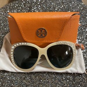 Tory Burch rhinestone sunglasses